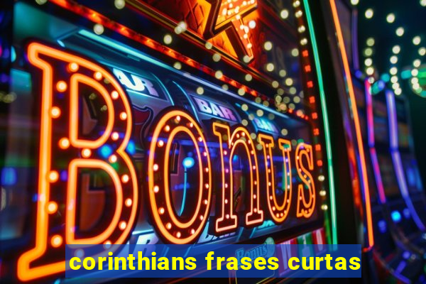 corinthians frases curtas